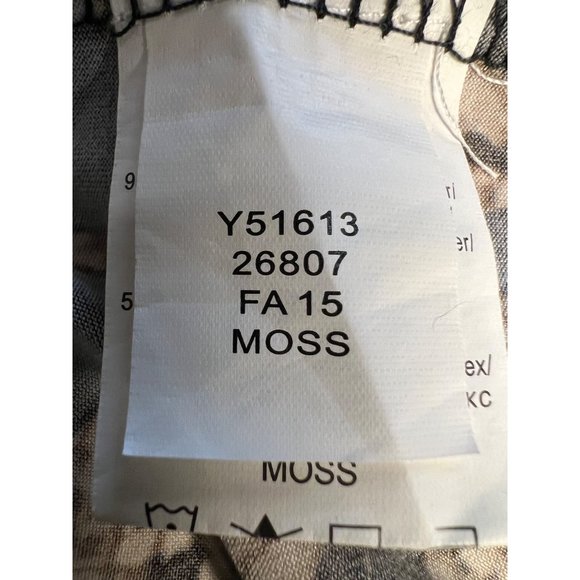 Venus woman’s small snake print romper elastic waist pockets straight leg - Picture 11 of 13